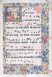 Ms 432 Temporal, verwendet von den Schwestern der Kongregation der Karmelitinnen von Brügge, geschrieben von Schwester Margarita Bruynewe, 1505
